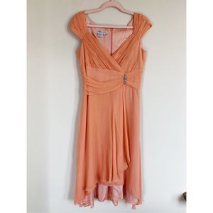 Maggy London Peach Mini Dress